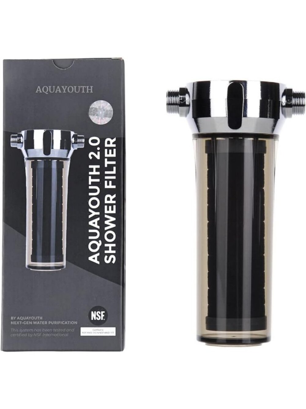 Carbon Shower Head Filter System | Removes Chlorine & Heavy Metals | Great for
